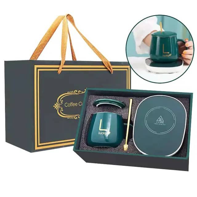 Coffret tasse chauffante
