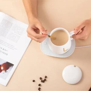 Tasse à Café En Céramique + Plaque Chauffante